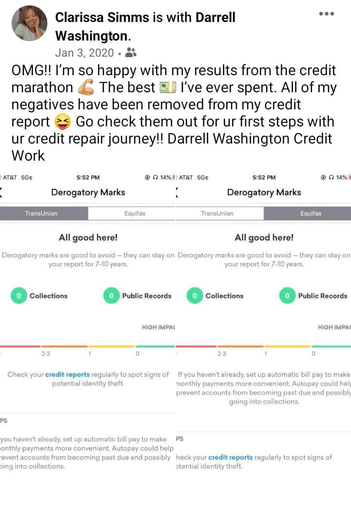 Credit Work client review
